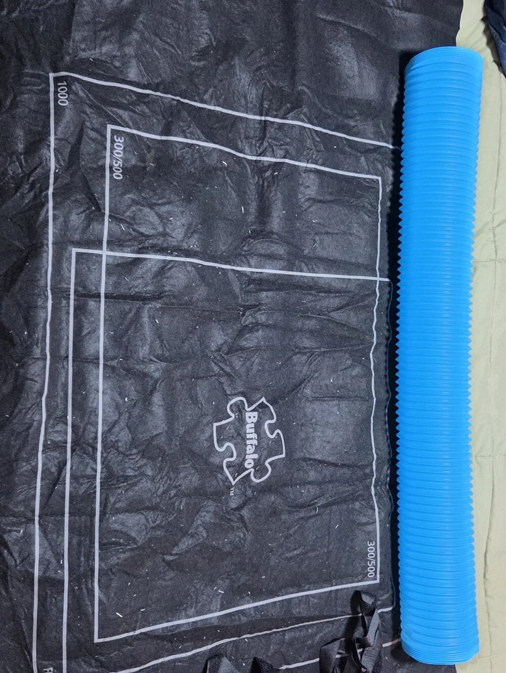 Buffalo Games Roll-Up Puzzle Mat with Inflatable Storage Tube